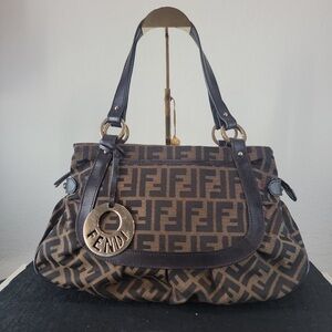 FENDI Zucca Canvas Chef's bag medium